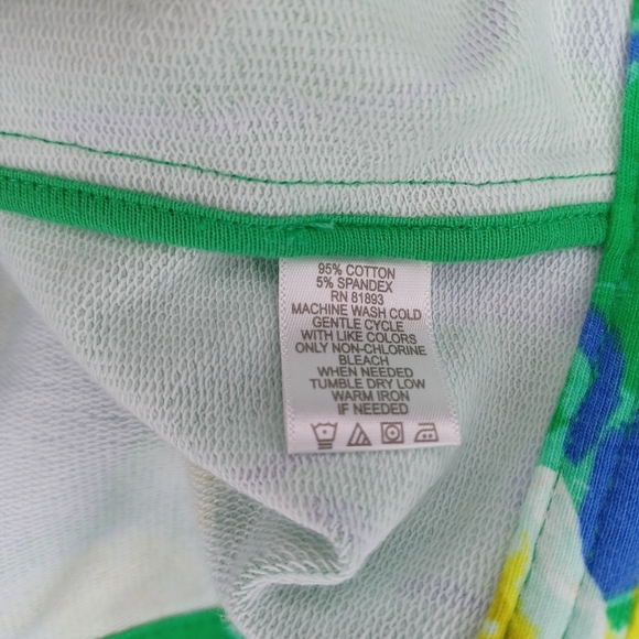 Isaac Mizrah Live green floral print spring jacket - Picture 15 of 15